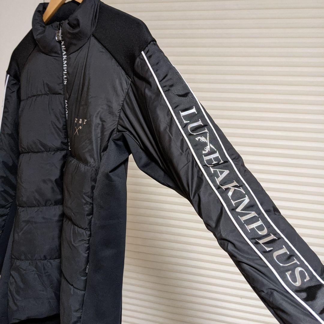新品✨LUXEAKMPLUS×r roar GOLF スリーブロゴ 中綿ブルゾン