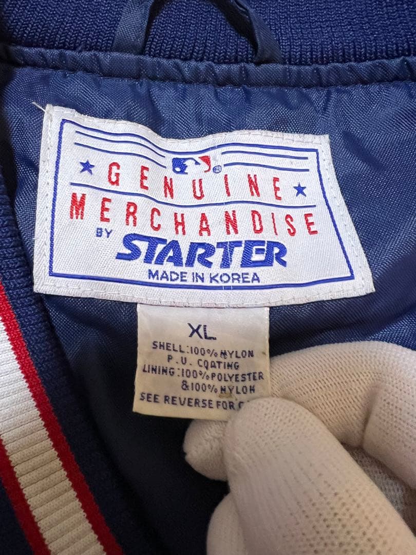 新品同様！90s MLB クリープランド・インディアンス ナイロンジャケット