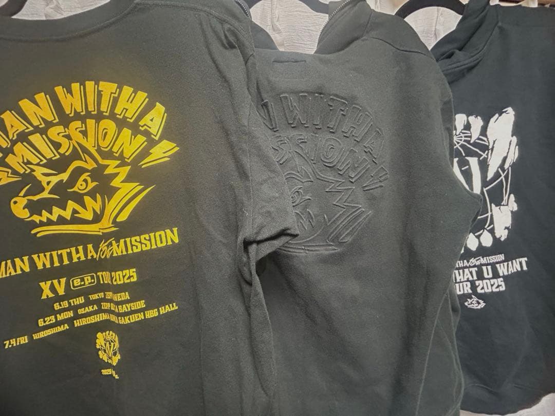 MAN WITH A MISSION ロンT・パーカー・Tシャツ・バッグ・タオル