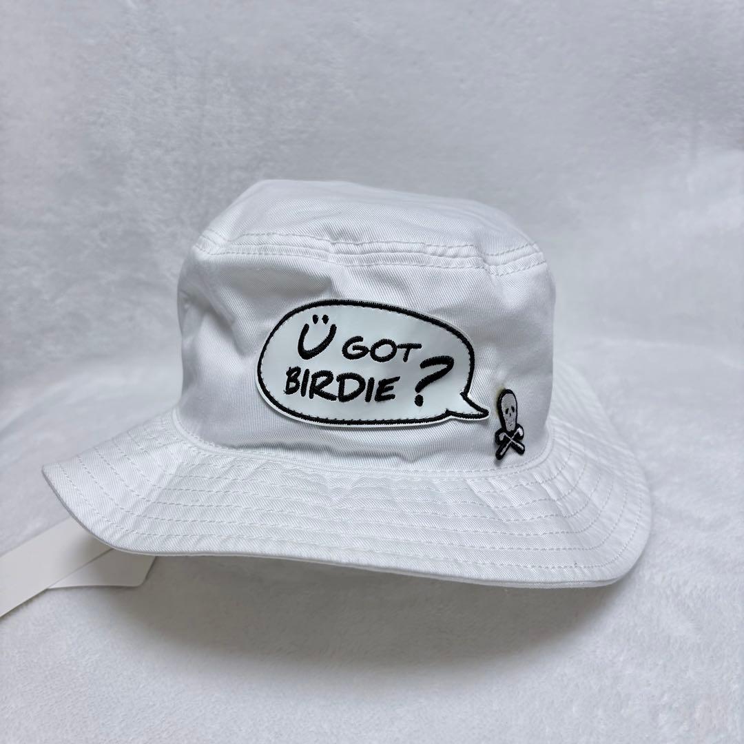 【新品タグ付】MARK & LONA スカルパッチ バケハ OFF WHITE