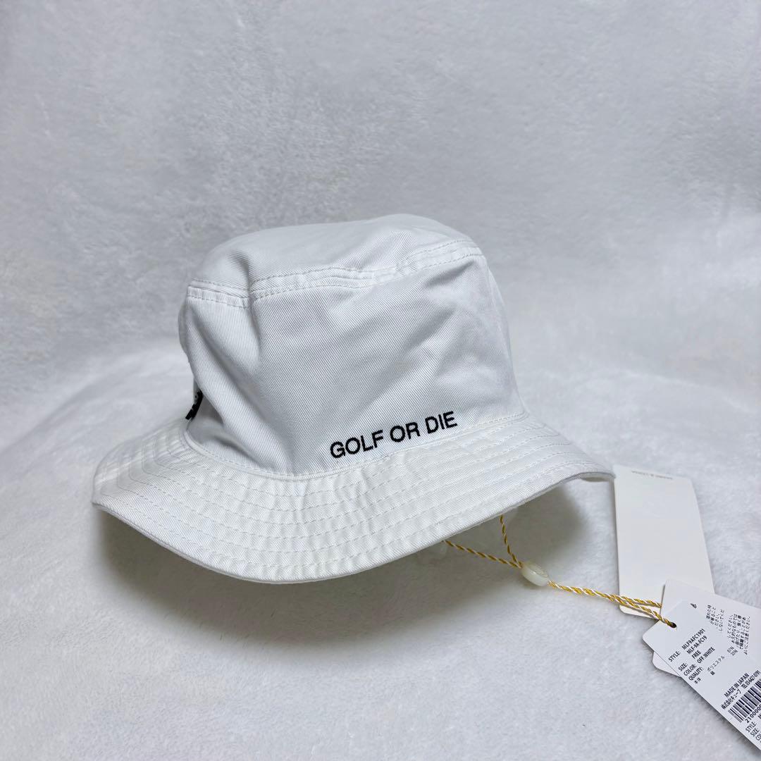 【新品タグ付】MARK & LONA スカルパッチ バケハ OFF WHITE