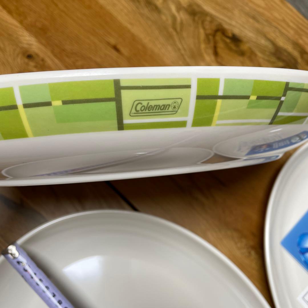 コールマン　大皿　ラージ　メラミン　プレート　未使用　3枚　Coleman 新品