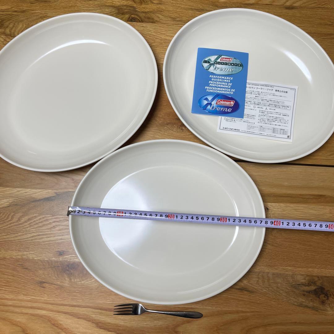 コールマン　大皿　ラージ　メラミン　プレート　未使用　3枚　Coleman 新品