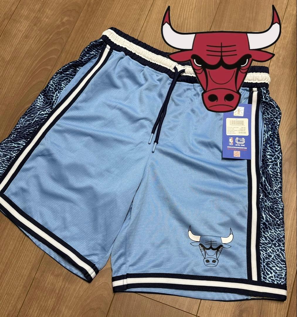 【新品】ULTRA GAME x NBA シカゴ ブルズ ハーフパンツ