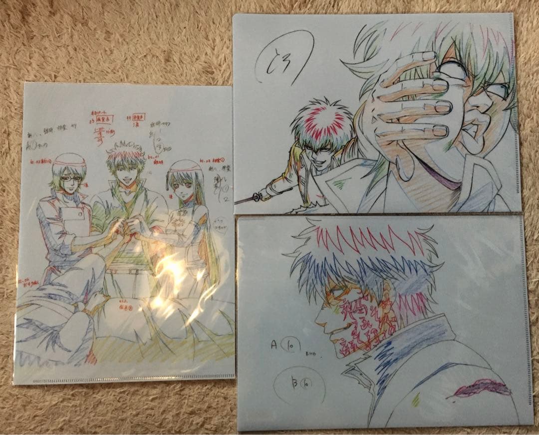 (新品未開封)銀魂 完結篇 原画 クリアファイル 7種セット