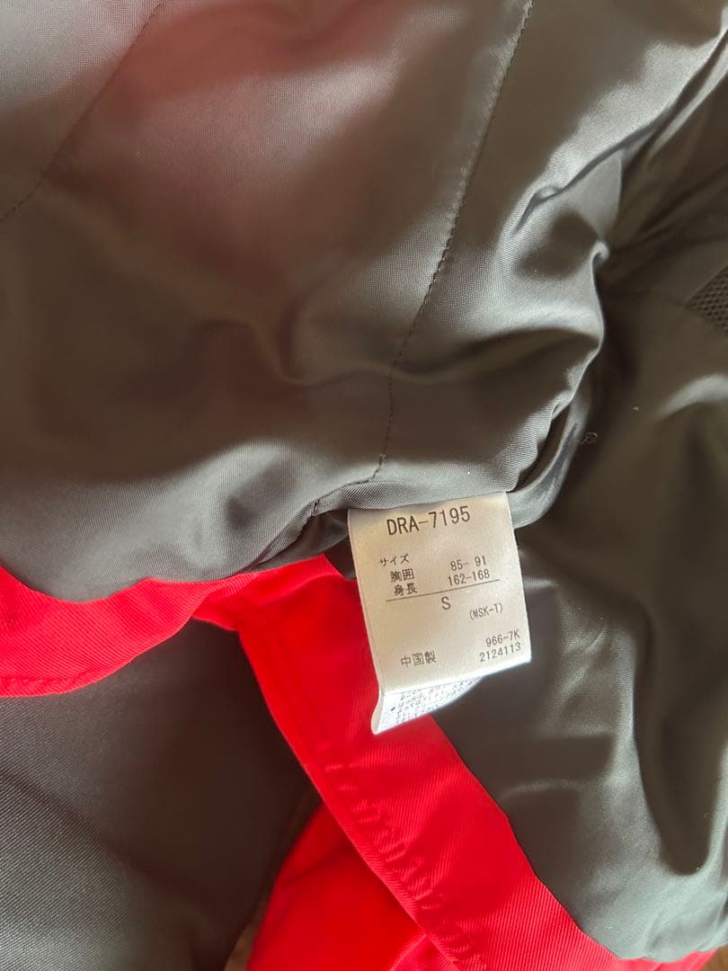 DESCENTE 赤 スキー ウェア上下セット