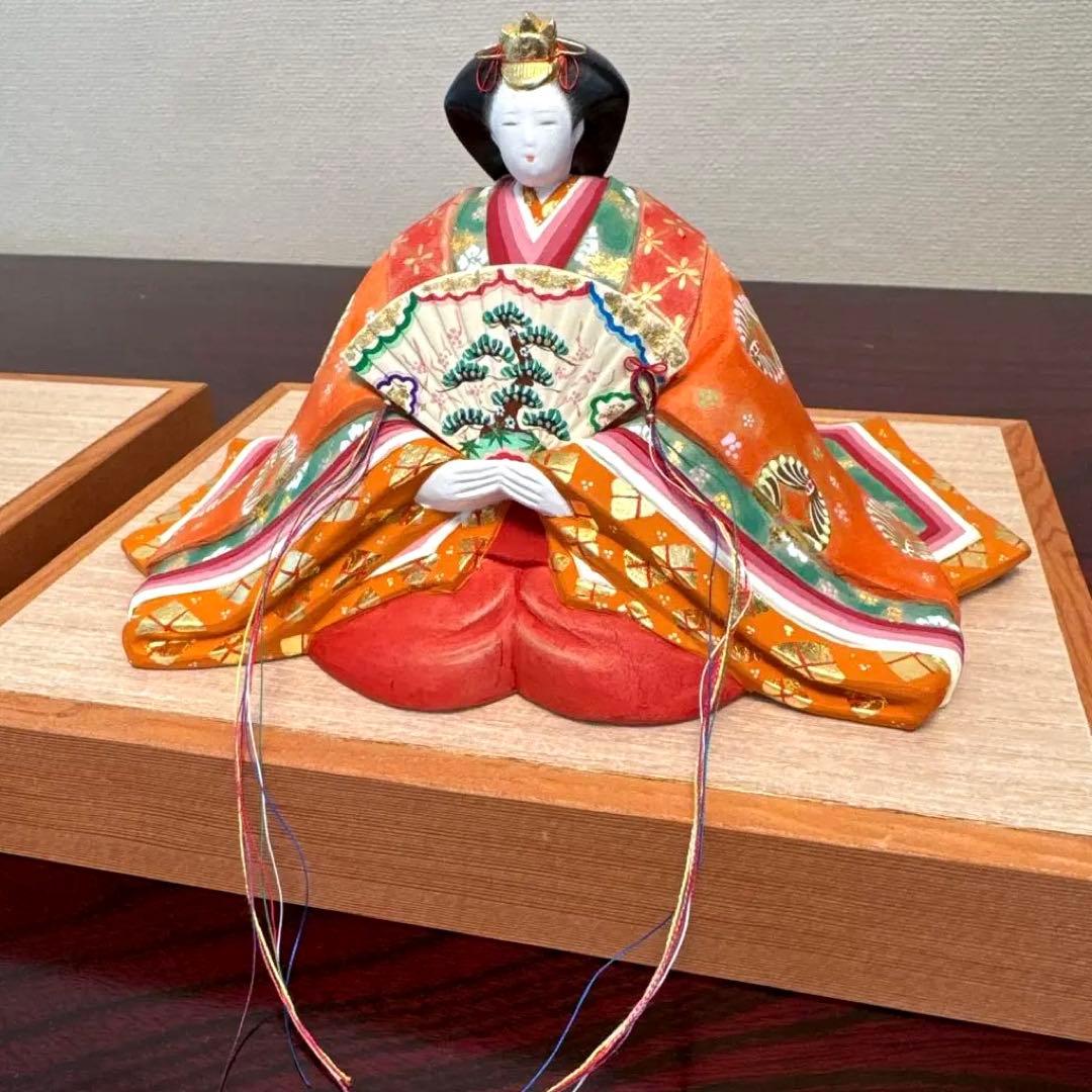 【新品】雛人形　<聖太郎作　雅び> 博多人形