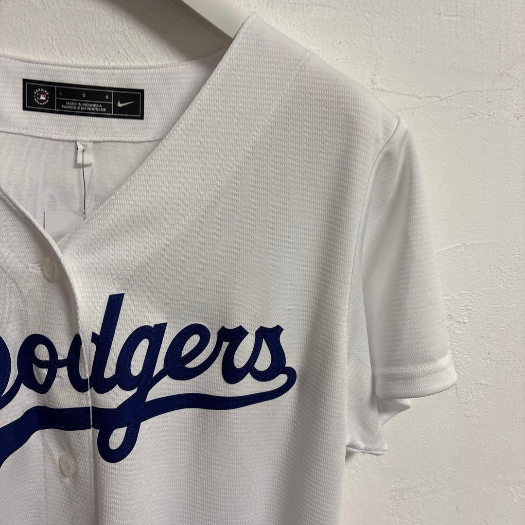 Nike Dodgers ユニフォーム Lサイズ ホワイト、レディース大谷