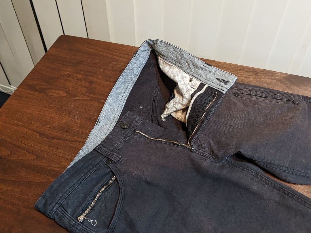 パーリーゲイツ　ゴルフ　ウェア　パンツ　ロング　長ずぼん　デニム　ジーンズ　風