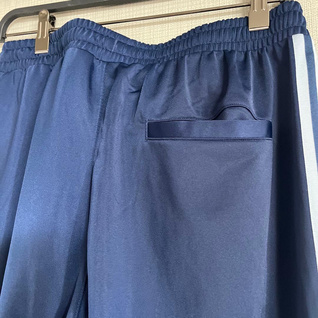 再値下げ！adidas 3ストライプスネイビー×ブルー　ラインパンツ