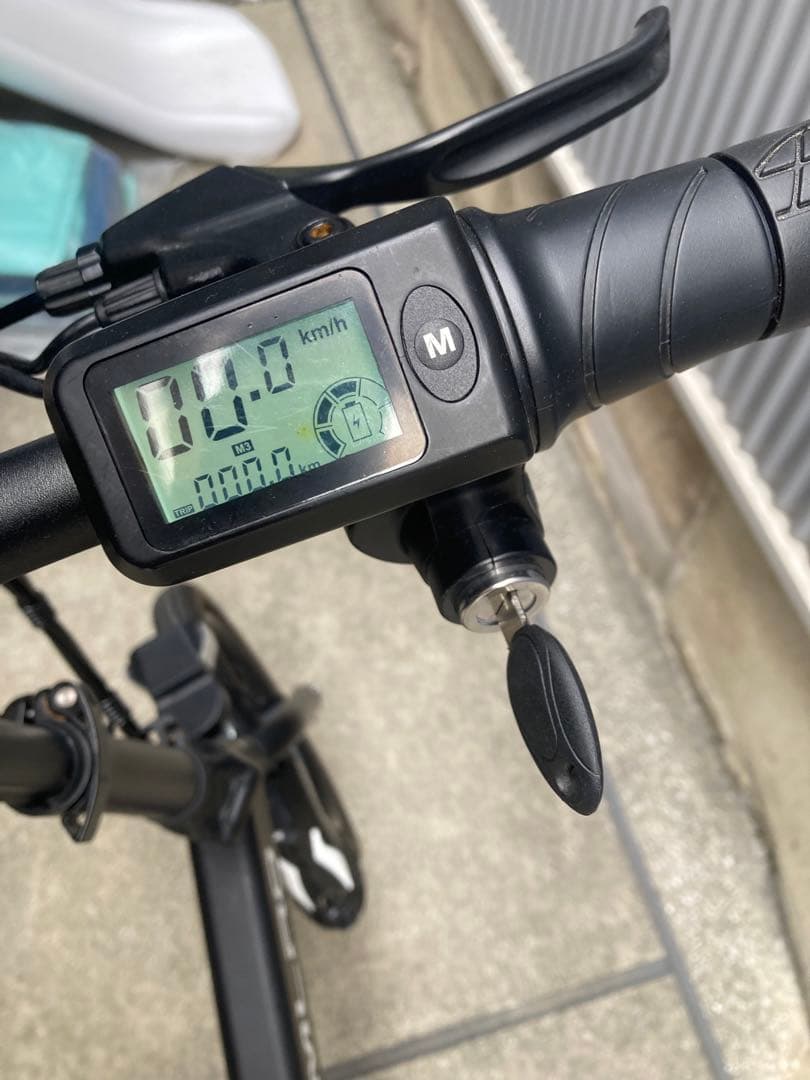 ジャンク品 折り畳み 電動アシスト自転車 モペット SMLRO ブラック