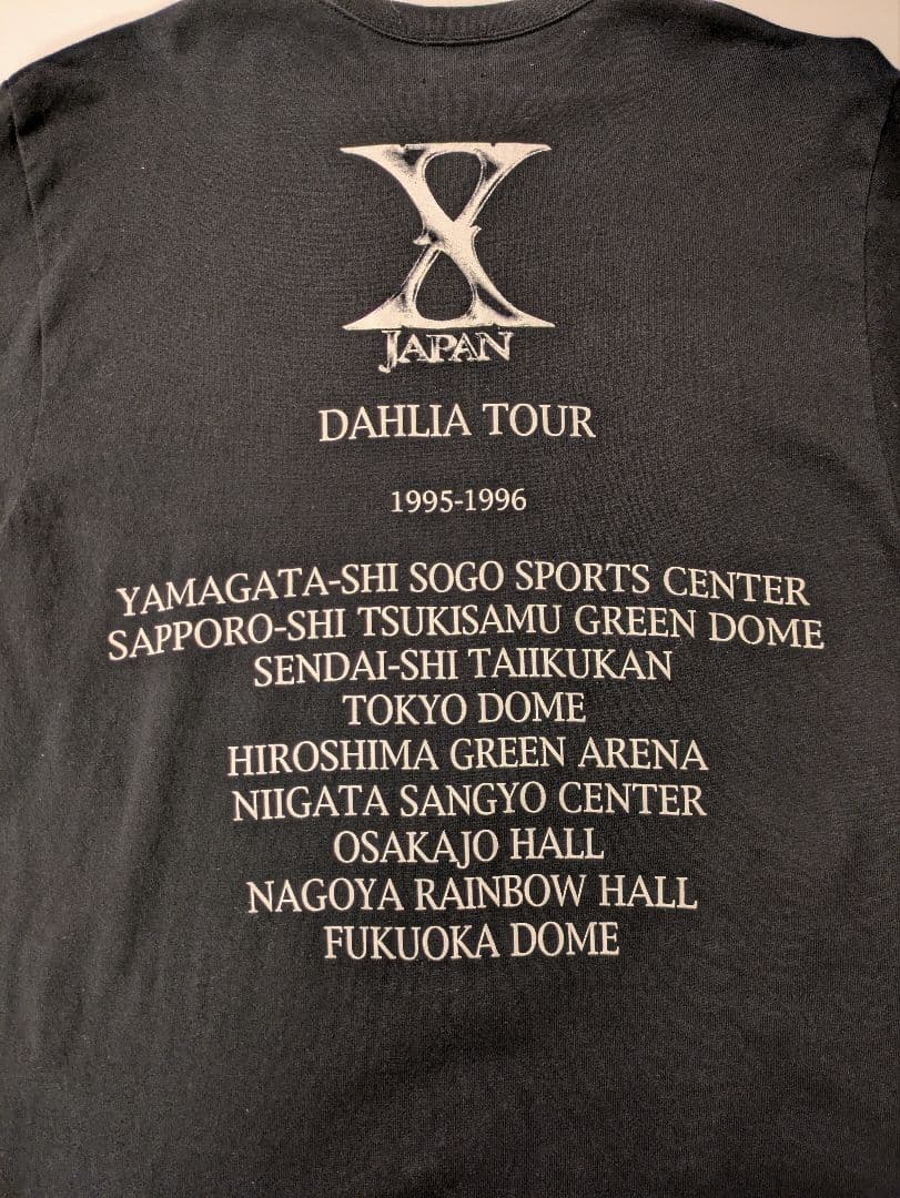 〈美品〉XJAPAN DAHLIA TOUR 1995-1996 ロンT
