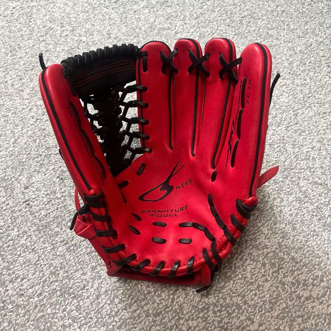 【激レア！未使用品！】　ナイキ ベースボールグローブ 岩村明憲モデル　3点セット