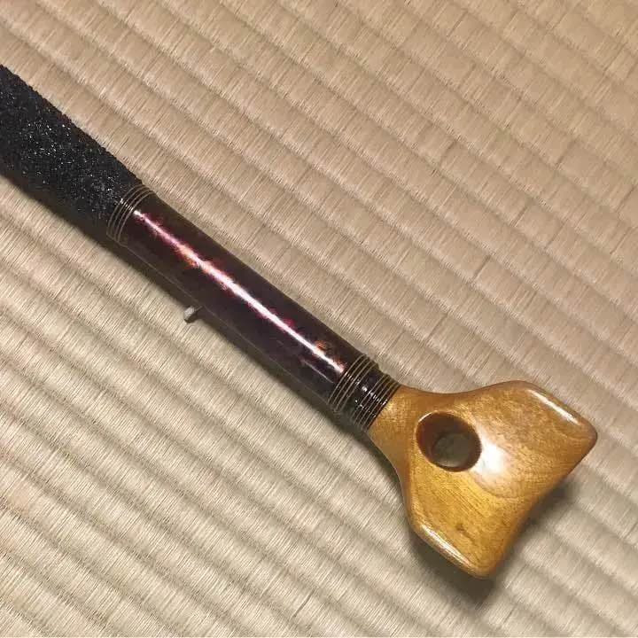 チヌ竿 筏 手作り 一点物 漆塗り