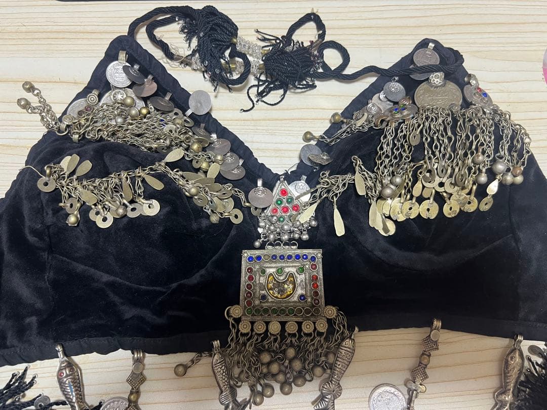 値下げ！新品　ベリーダンストライバルブラ　アフガニスタンパーツ