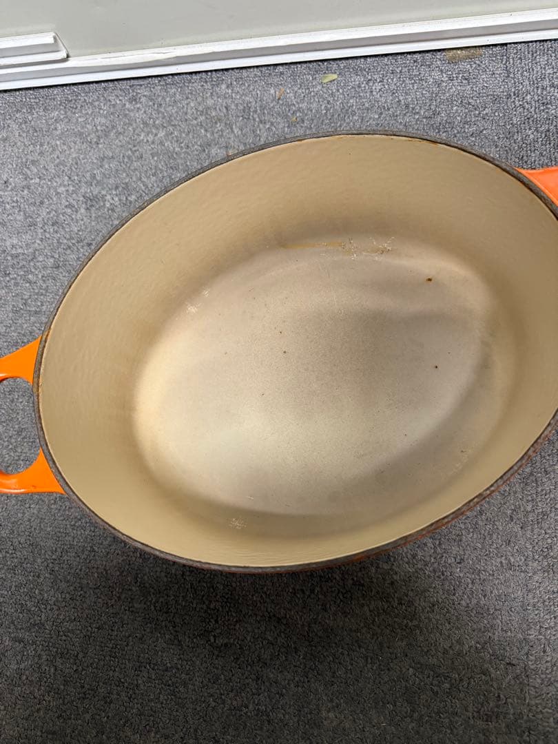Le Creuset 両手鍋 オレンジ 25サイズ　おまけ付き