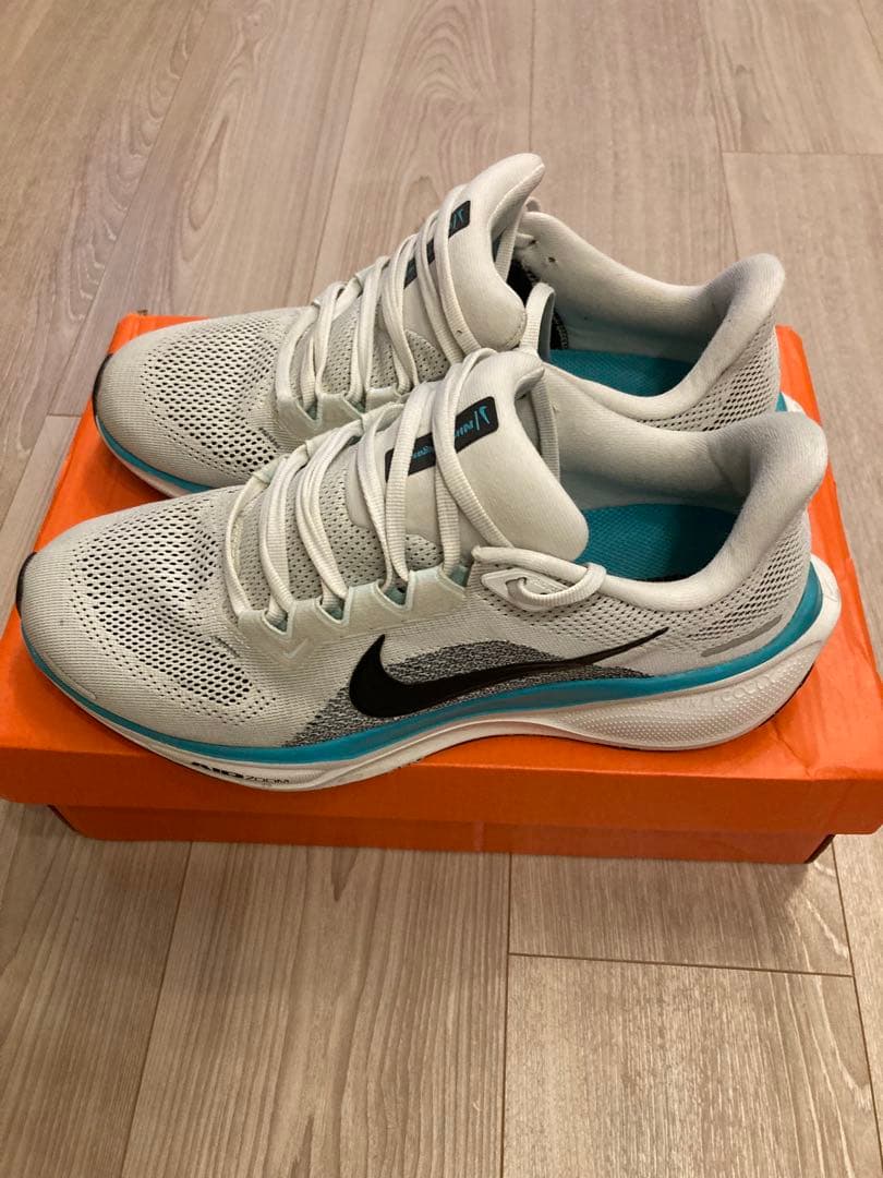 Nike Air Zoom ペガサス41 26cm グレー/ターコイズ