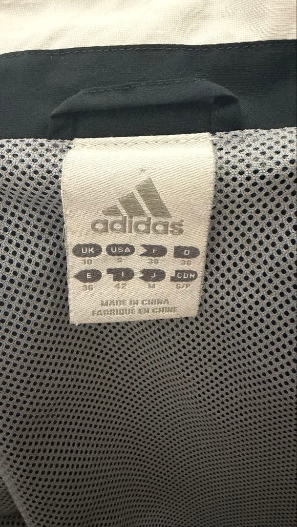adidas ナイロンジャケット 黒 M テック系 y2k 万国旗　常田大希着用