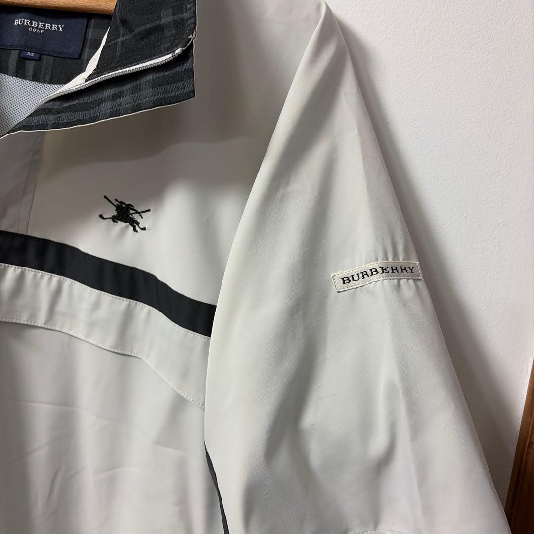 Burberry golf ナイロンシャツ M