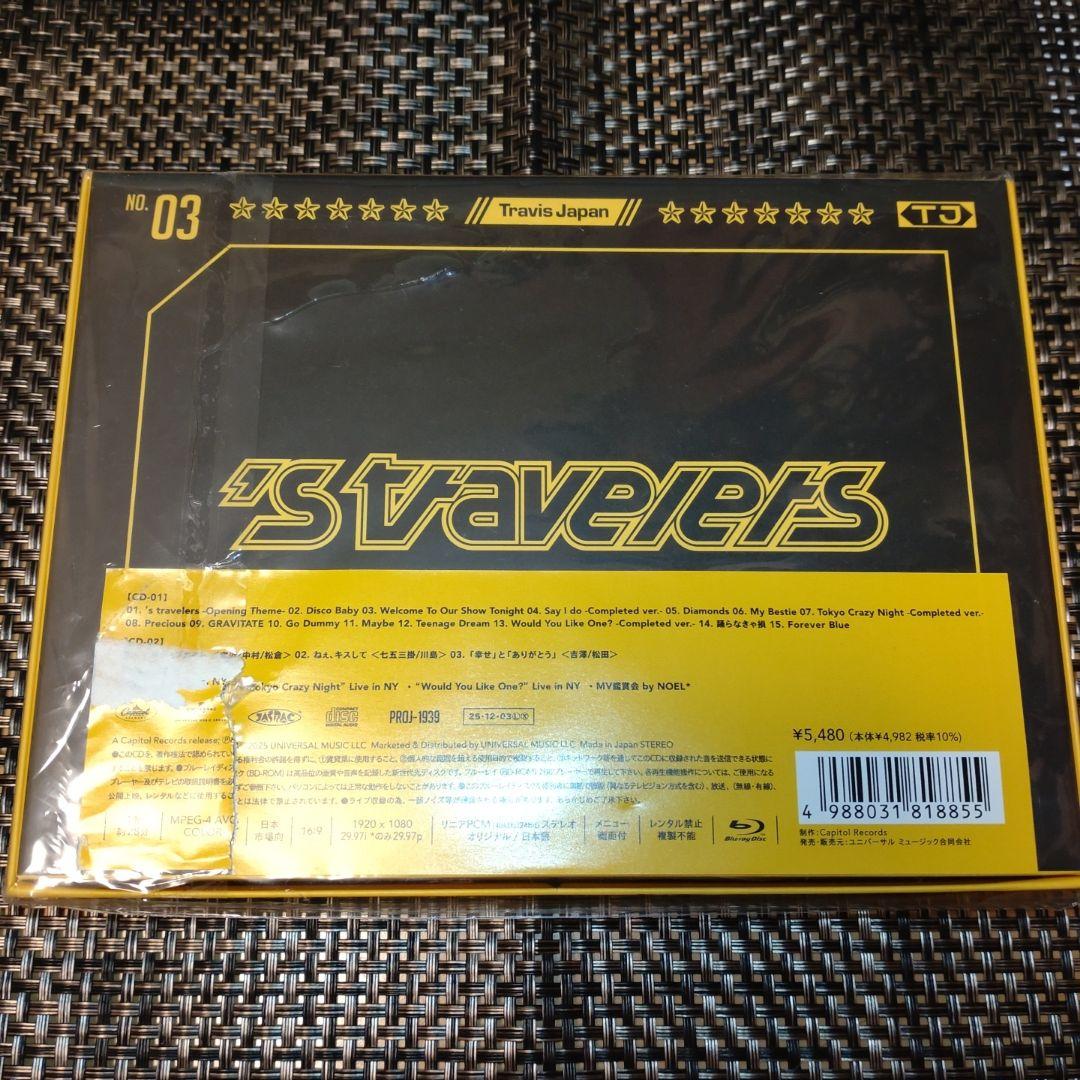TravisJapan　's travelers FC限定盤