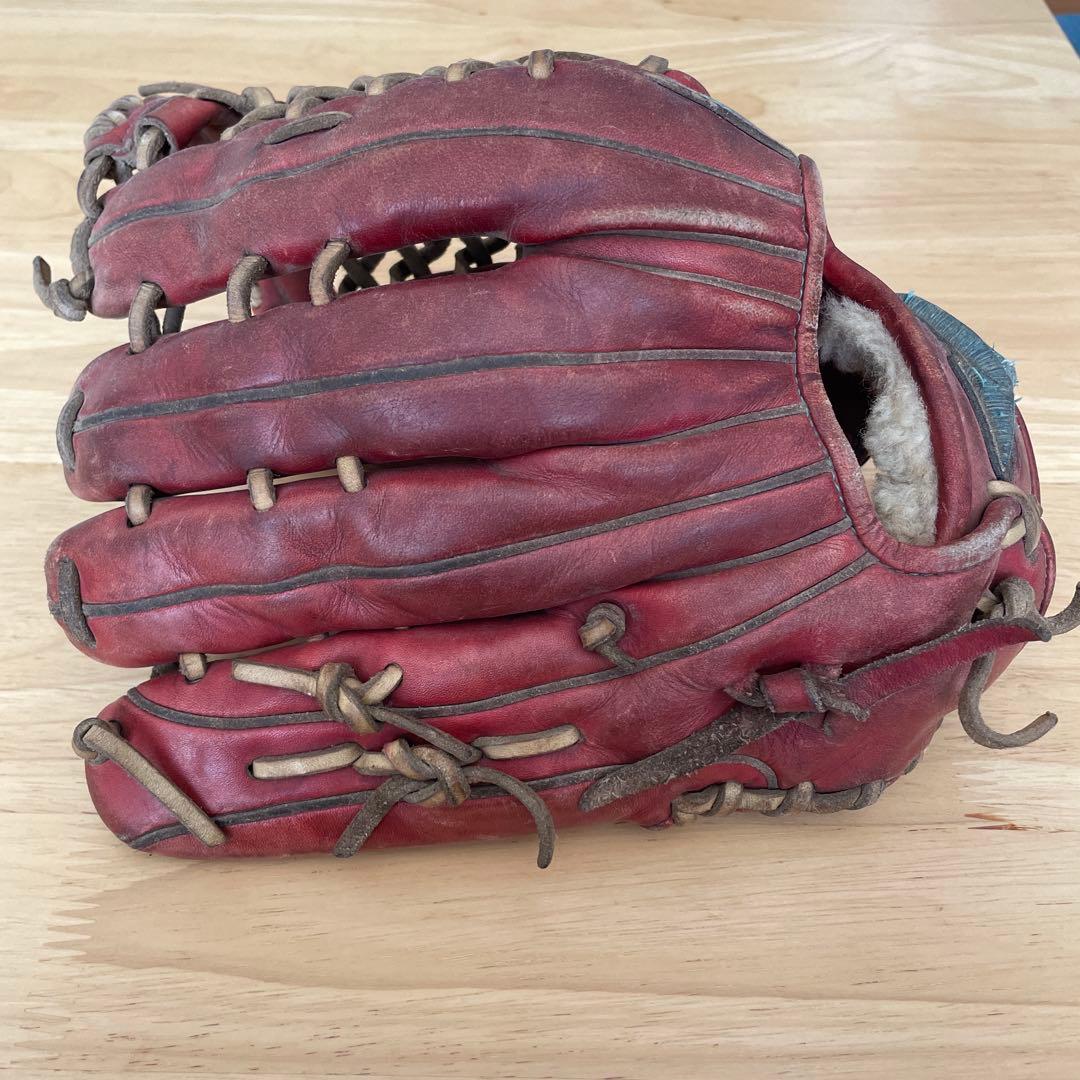 Mizuno 硬式野球グローブ 赤