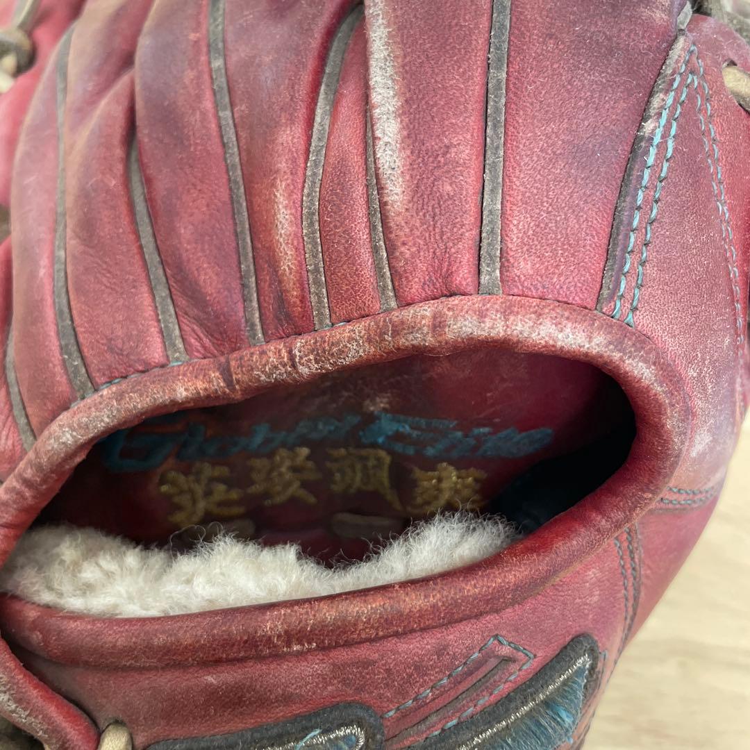 Mizuno 硬式野球グローブ 赤