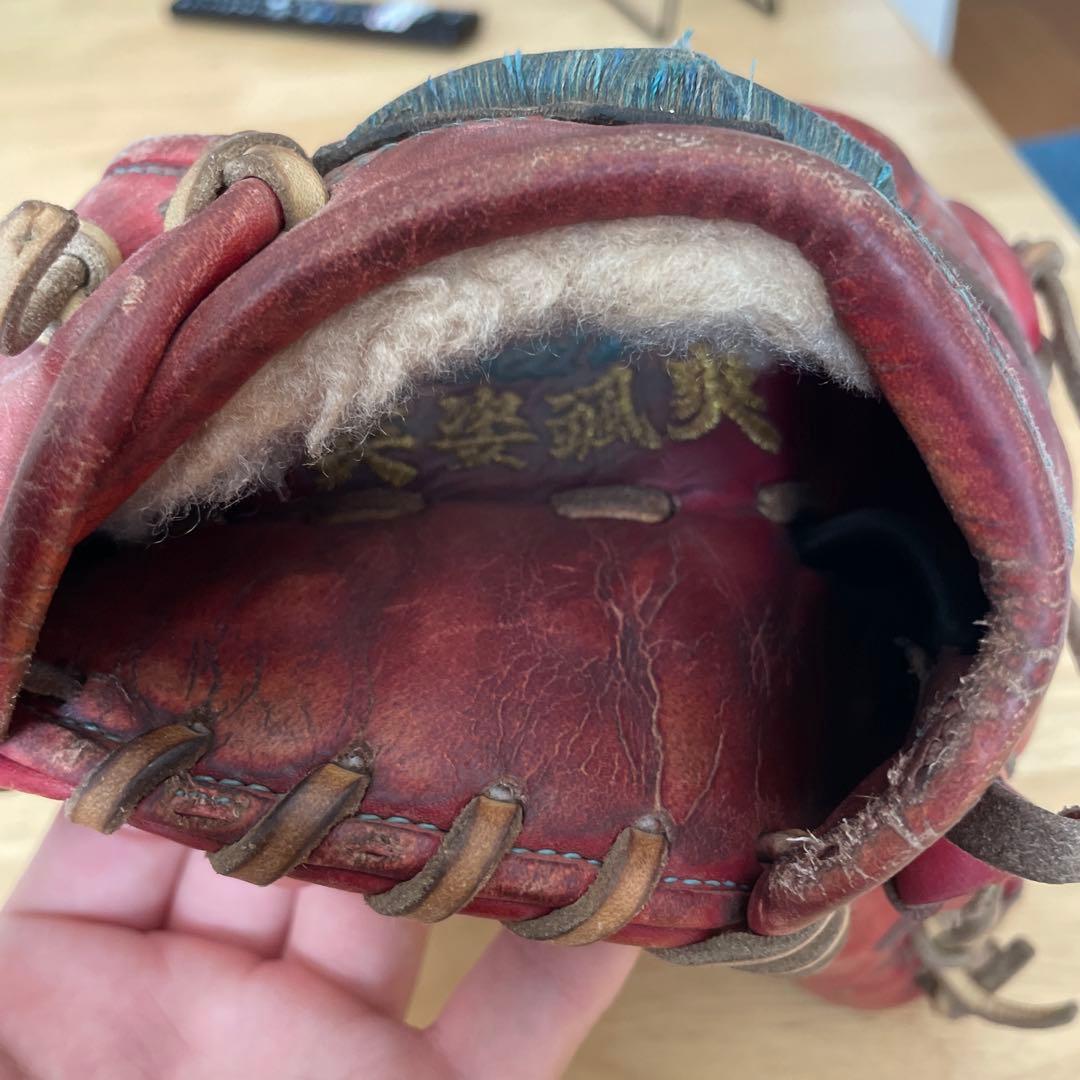 Mizuno 硬式野球グローブ 赤