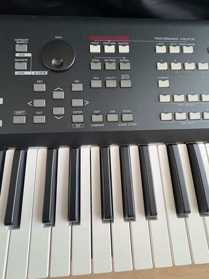 YAMAHA MOXF6 生産完了品 追加1GBモジュール（FL1024M）付き