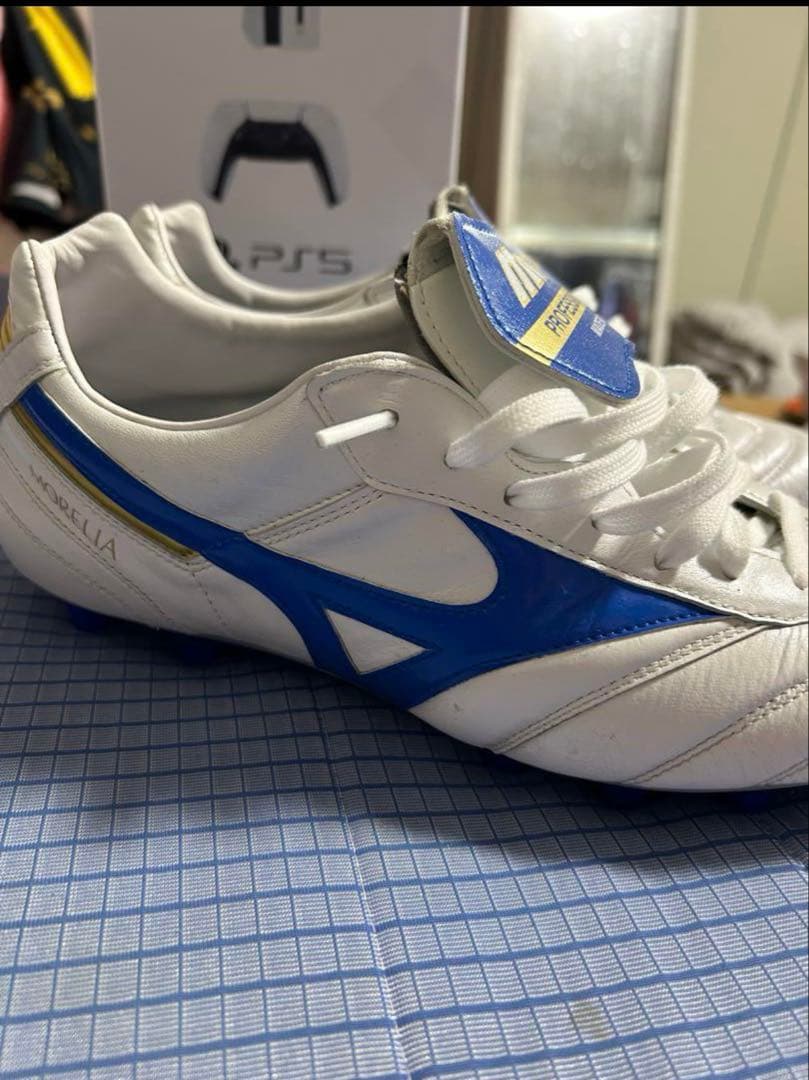 Mizuno Morelia サッカーシューズ ホワイト/ブルー