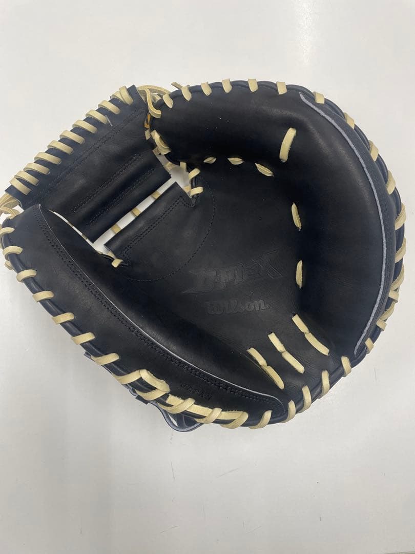 吉*く様 新品 ウィルソン 少年軟式用キャッチャーミット ブラック 右投用