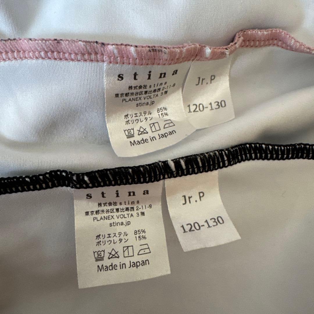 stina フラワープリント レオタード 120-130
