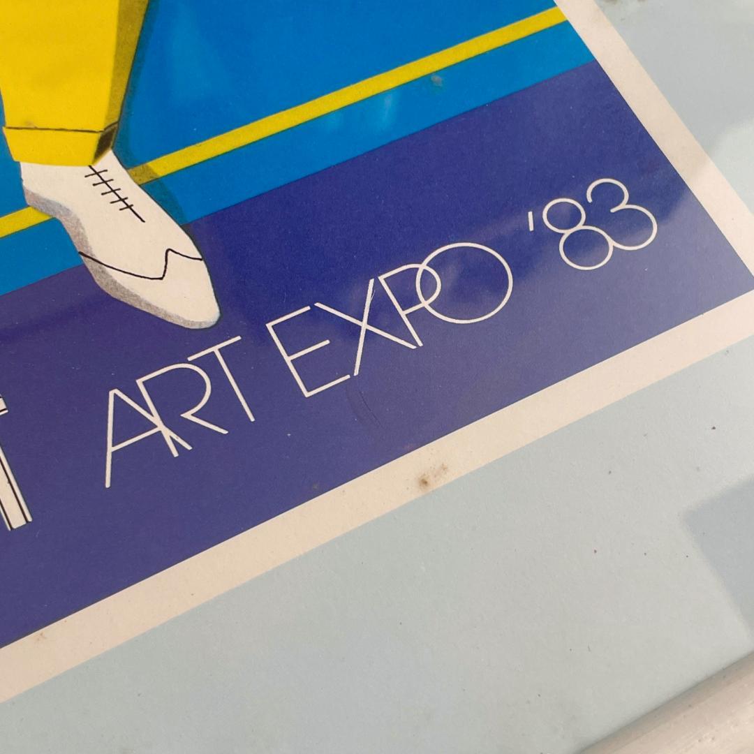 80s【ART EXPO】ヴィンテージ ポストモダンアート イベント ポスター