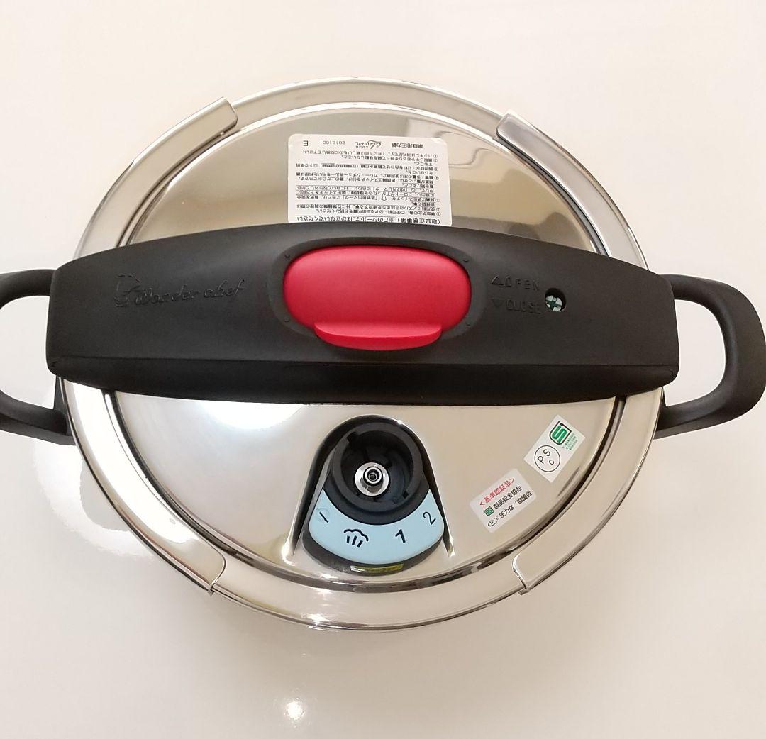 (新品)Wonder Chef ワンダーシェフ エリユム 両手圧力鍋 5.5 L