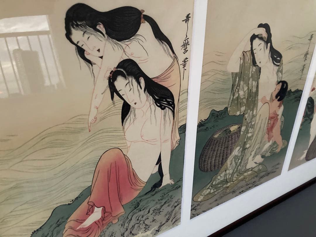 版画　喜多川歌麿