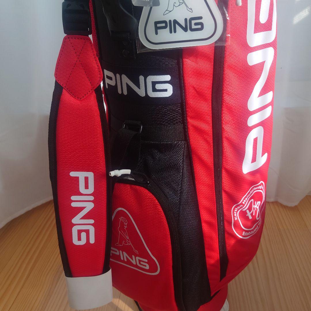 PING ピン ゴルフキャディーバッグ レッド/ブラック新品未使用品