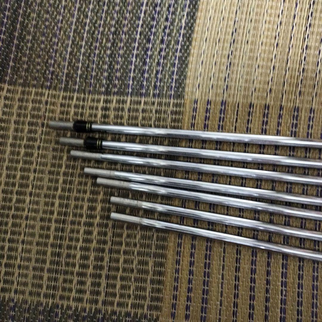 NS950Rシャフトゴルフプライド グリップ 7本セット 赤黒
