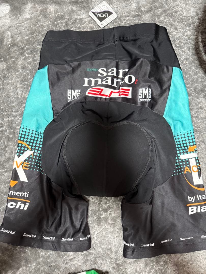 Bianchi ビアンキ サイクルジャージ上下グローブ