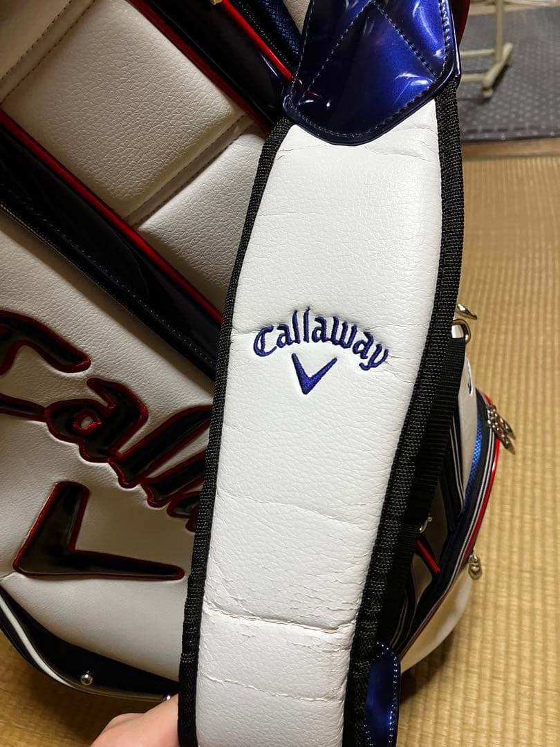 Callaway キャディバッグ ホワイト/ネイビー