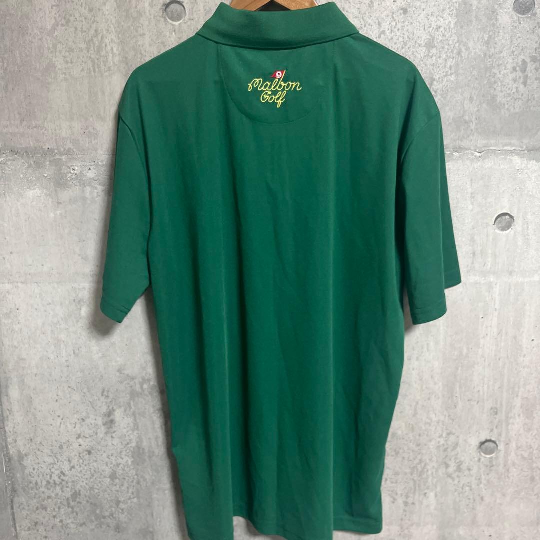 Malbon グリーン ポロシャツ S