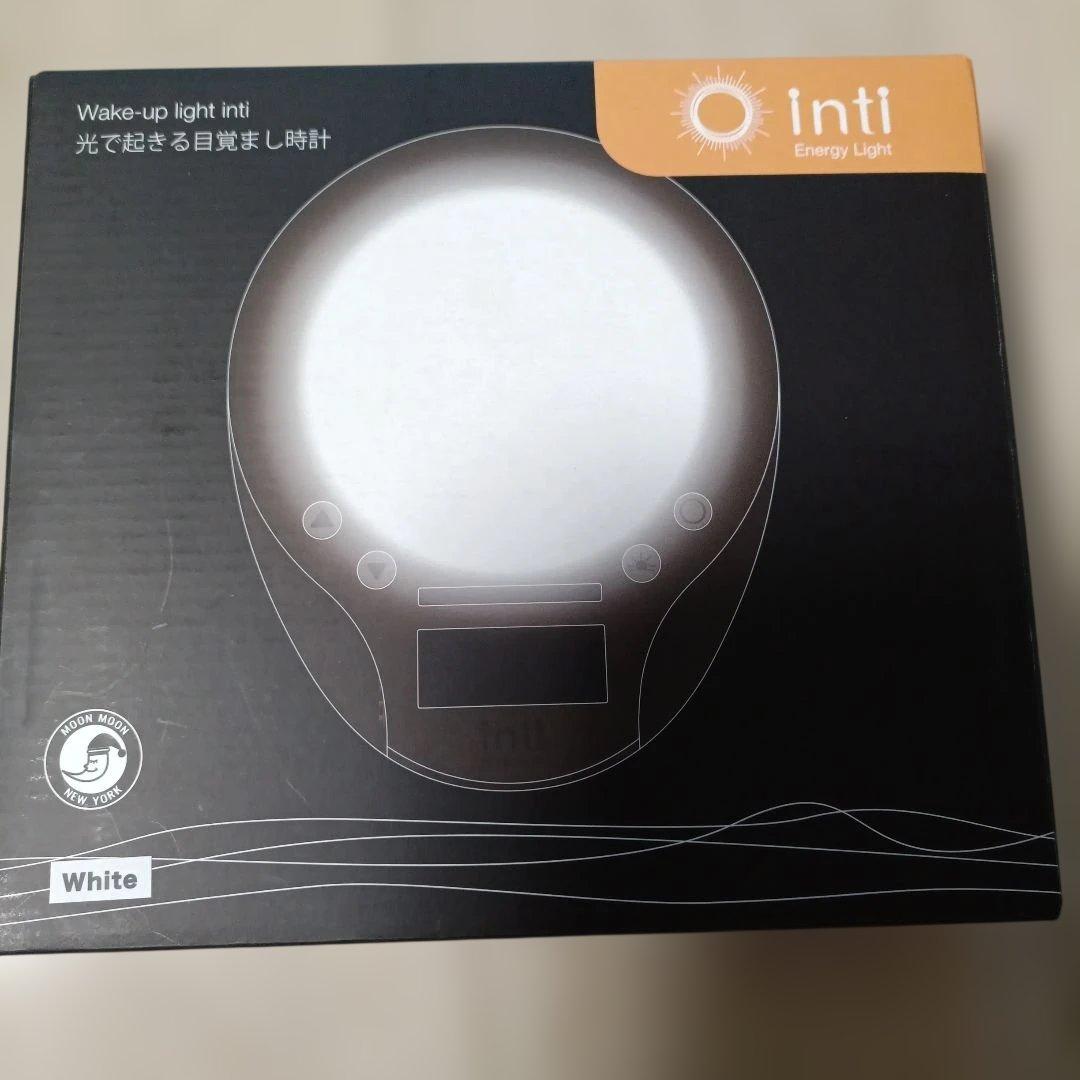 動作確認済【moonmoon】光で起きる目覚まし時計　 inti4s