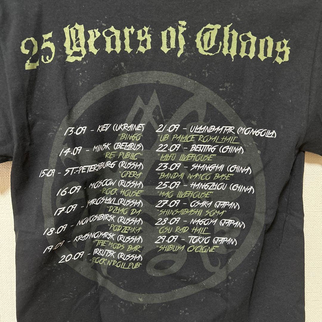 VADER 25 Years of Chaos ツアーオフィシャルマーチTシャツ