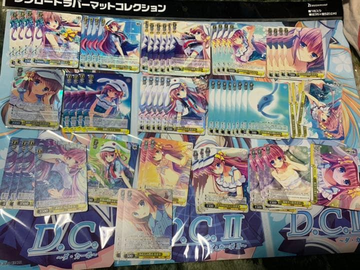 ヴァイスシュヴァルツ ダルセーニョ 風南島デッキ パーツ&光り物込み スリーブ付