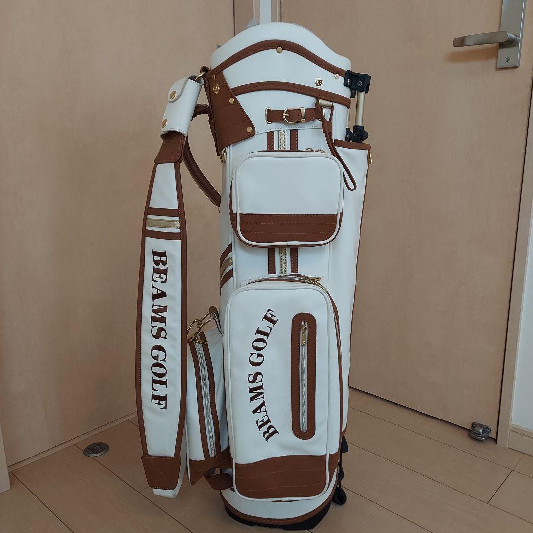 BEAMS GOLF ビームス キャディバッグ スタンド ★ヘッドカバー付き