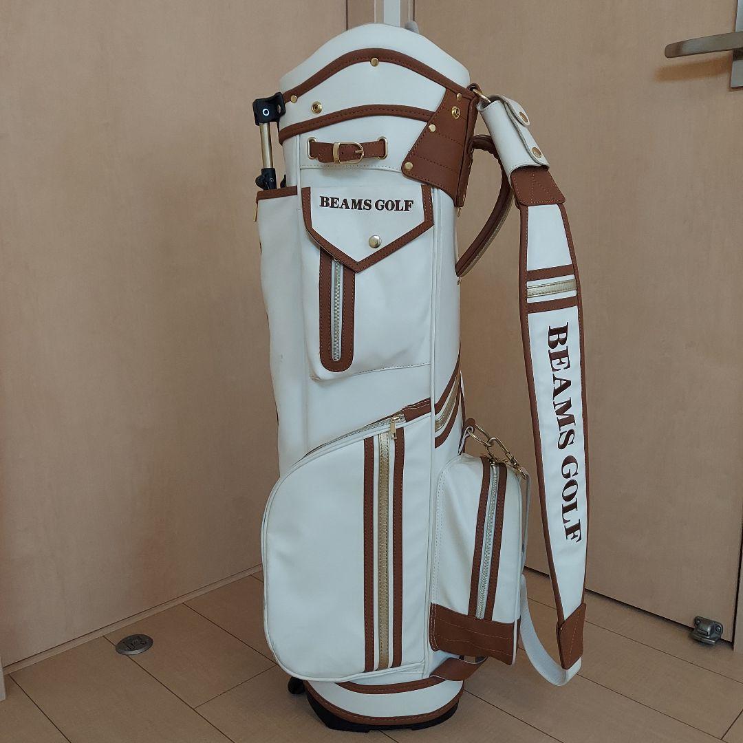 BEAMS GOLF ビームス キャディバッグ スタンド ★ヘッドカバー付き