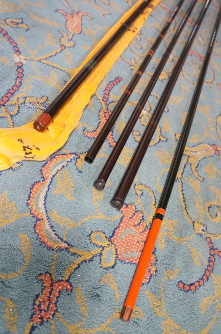 カーボン　へらぶな釣り用竿5本　ニッシン　丹精　西龍　佐や川　　翠雲
