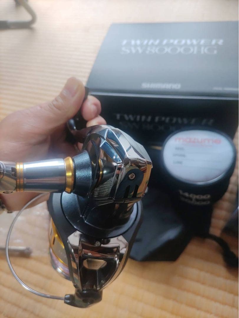 15ツインパワー8000HG、14000換えスプールセット
