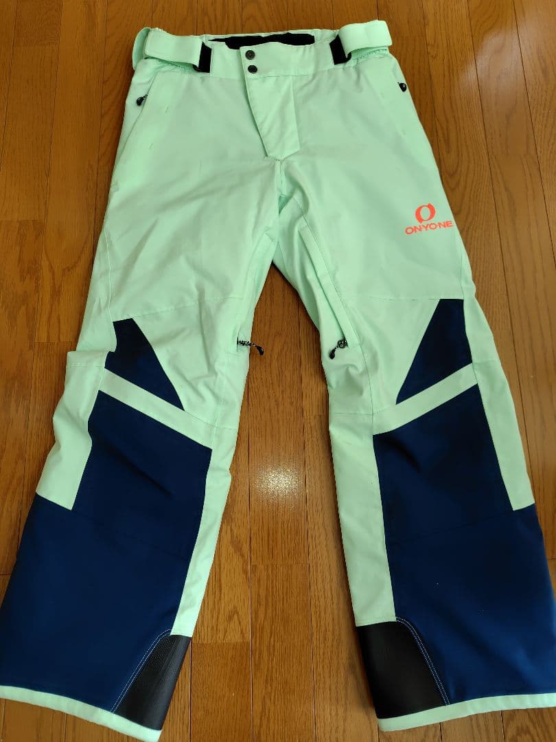 最終値下げ！オンヨネ スキーウェア パンツ Sサイズ P.LIME×NAVY