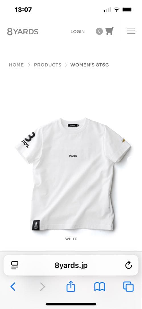 8YARDS Tシャツ