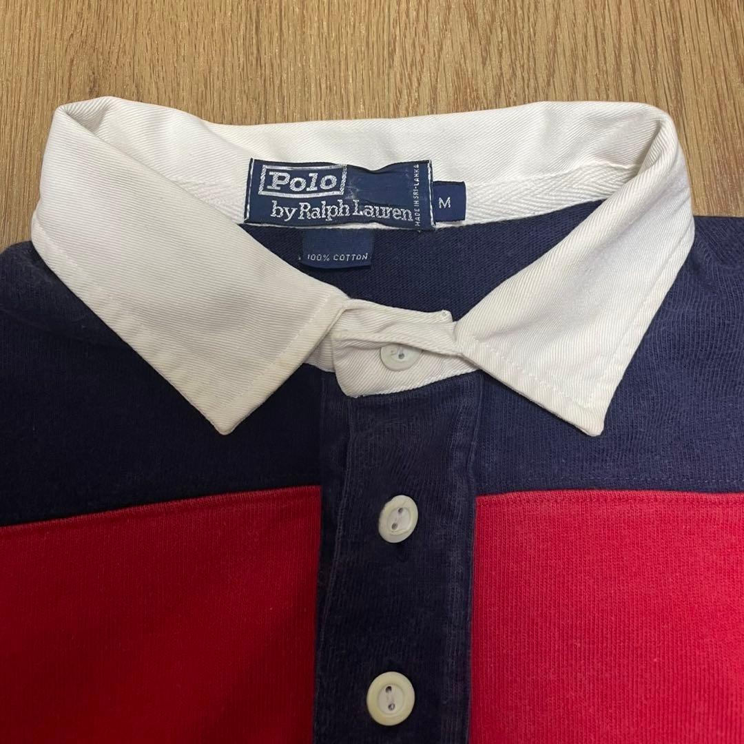 90s Polo by Ralph Lauren パッチワーク ラガー シャツ