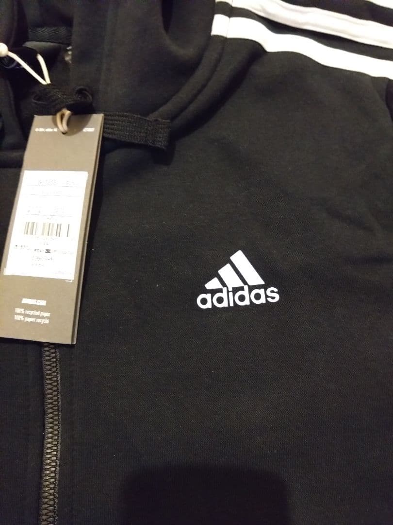 【新品タグ付き】adidas メンズ M セットアップ ジャージ上下 ブラック
